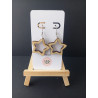 Boucles d'oreilles bois
