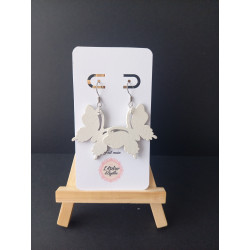Boucles d'oreilles bois