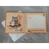 Carte peinture diamant Noël + enveloppe assortie