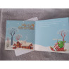 Carte peinture diamant Noël + enveloppe assortie