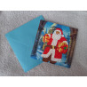 Carte peinture diamant Noël + enveloppe assortie