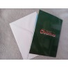 Carte peinture diamant Noël + enveloppe assortie