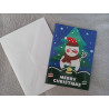 Carte peinture diamant Noël + enveloppe assortie