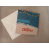 Carte peinture diamant Noël + enveloppe assortie