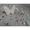 Lot de 3 papillons assortis - blanc (naturel)