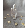 Femme stylisée yoga - blanc (naturel)