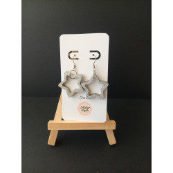 Boucles d'oreilles bois