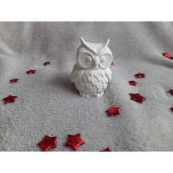 Chouette/hibou - blanc (naturel)