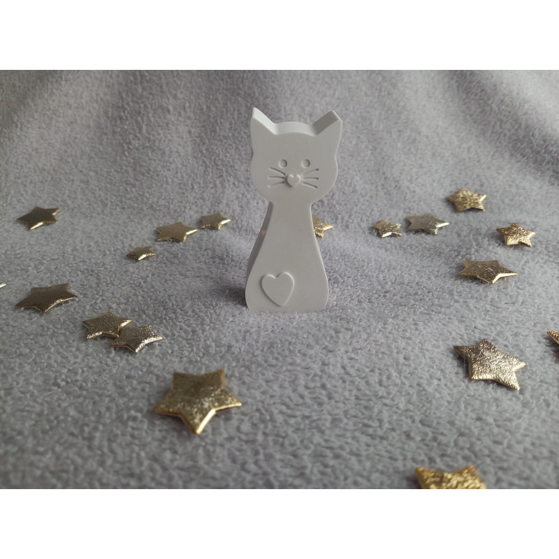 Chat - blanc (naturel)