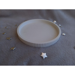 Maxi plateau rond - blanc (naturel)
