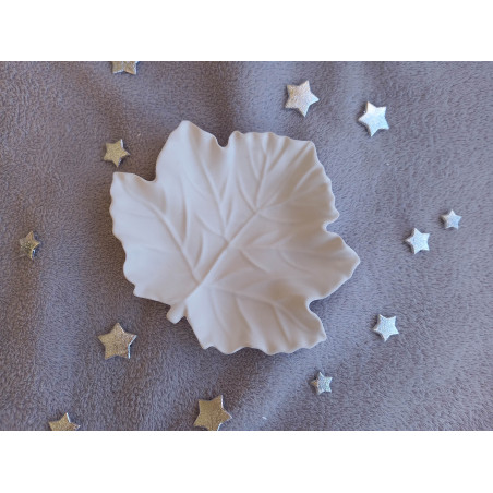 Vide poche feuille - blanc (naturel)