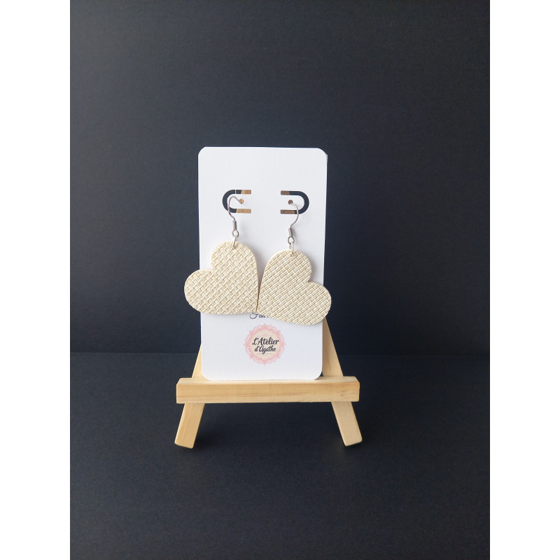 Boucles d'oreilles coeur
