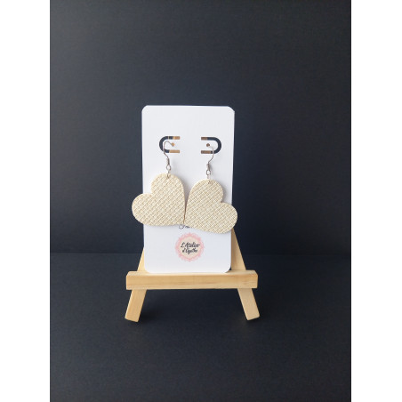 Boucles d'oreilles coeur