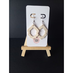 Boucles d'oreilles ajourées (6 modèles)