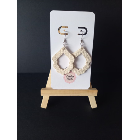 Boucles d'oreilles ajourées (6 modèles)
