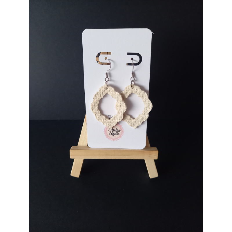 Boucles d'oreilles ajourées (6 modèles)