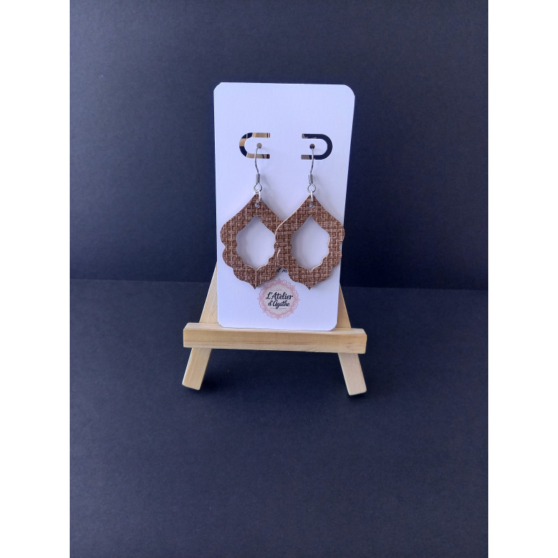 Boucles d'oreilles ajourées (6 modèles)