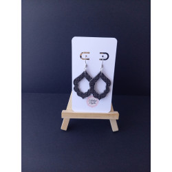 Boucles d'oreilles ajourées (6 modèles)