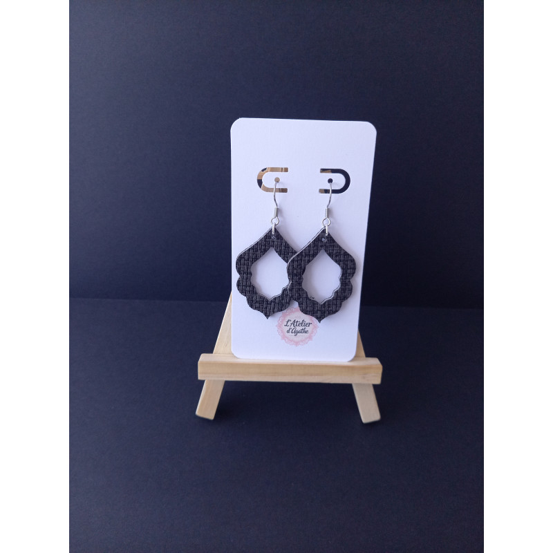 Boucles d'oreilles ajourées (6 modèles)