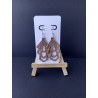 Boucles d'oreilles ajourées (2 modèles)