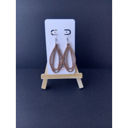 Boucles d'oreilles ajourées (2 modèles)