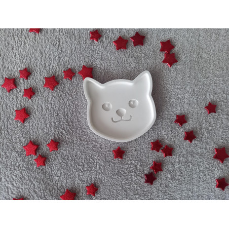 Vide poche chat - blanc (naturel)