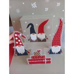 Carte peinture diamant Noël pop up + enveloppe assortie