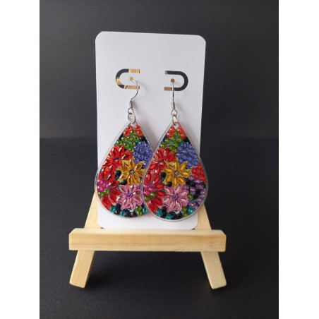Boucles d'oreilles Ailes de lumière