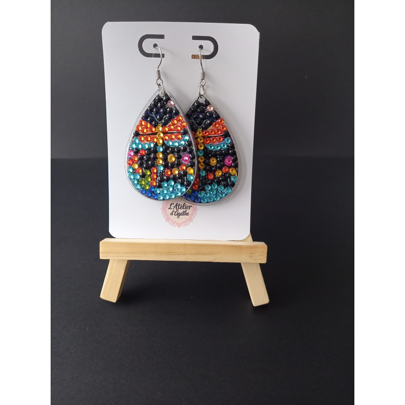Boucles d'oreilles Ailes de lumière