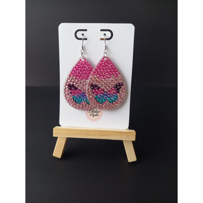 Boucles d'oreilles Ailes de lumière