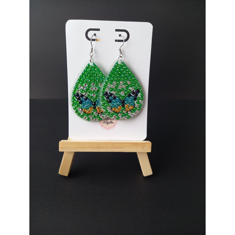 Boucles d'oreilles Ailes de lumière