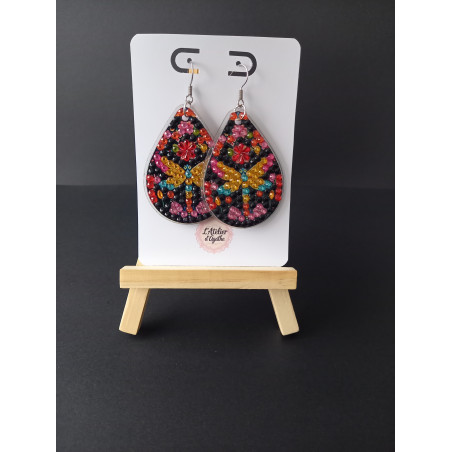Boucles d'oreilles Ailes de lumière