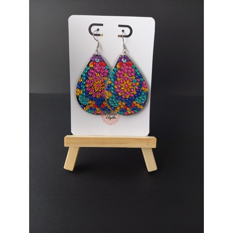 Boucles d'oreilles Ailes de lumière