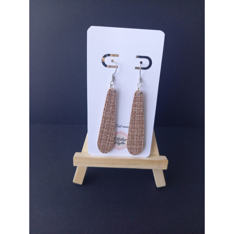 Boucles d'oreilles fifteen - modèle D