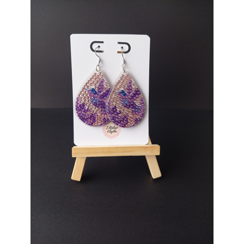 Boucles d'oreilles Ailes de lumière