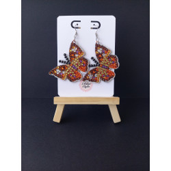 Boucles d'oreilles Battements d'ailes