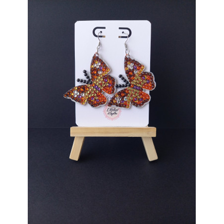Boucles d'oreilles Battements d'ailes