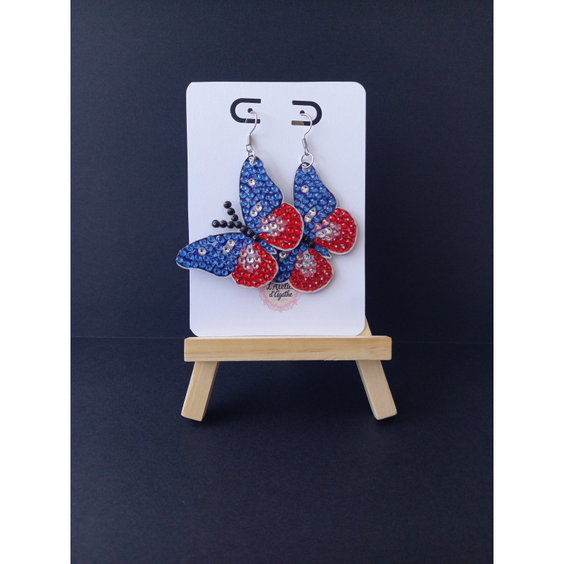 Boucles d'oreilles Battements d'ailes