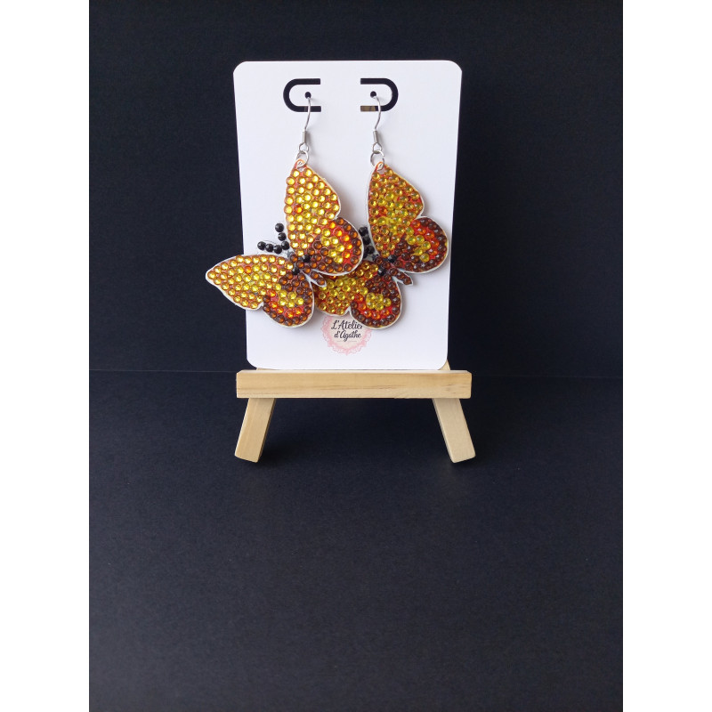 Boucles d'oreilles Battements d'ailes