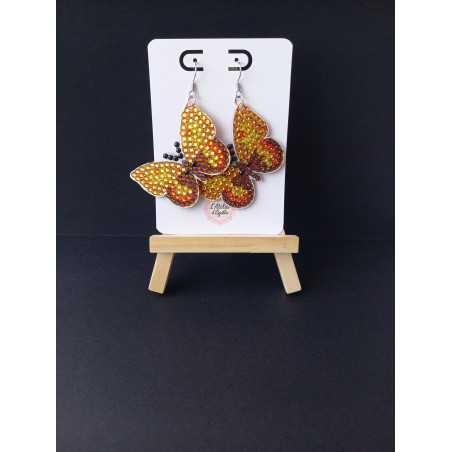 Boucles d'oreilles Battements d'ailes